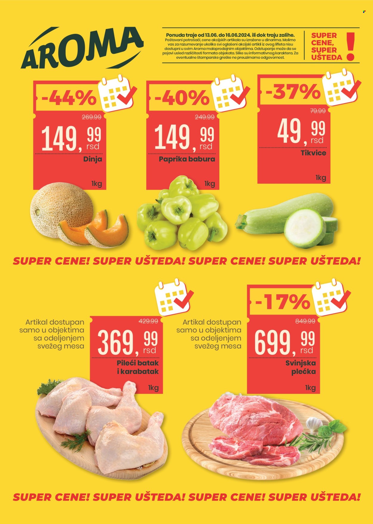 Aroma Market katalog - 13.06.2024 - 16.06.2024. Stranica 1