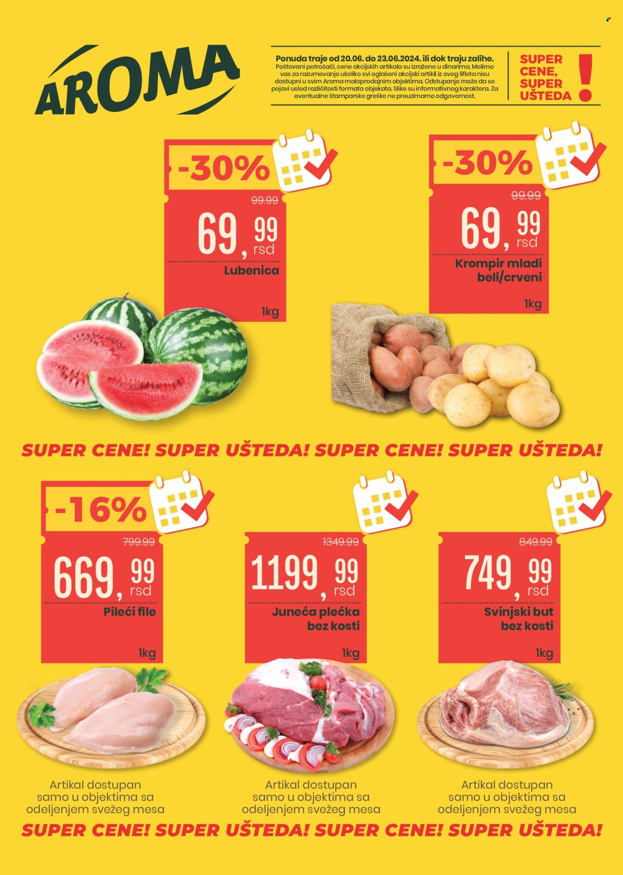 Aroma Market katalog - 20.06.2024 - 23.06.2024. Stranica 1