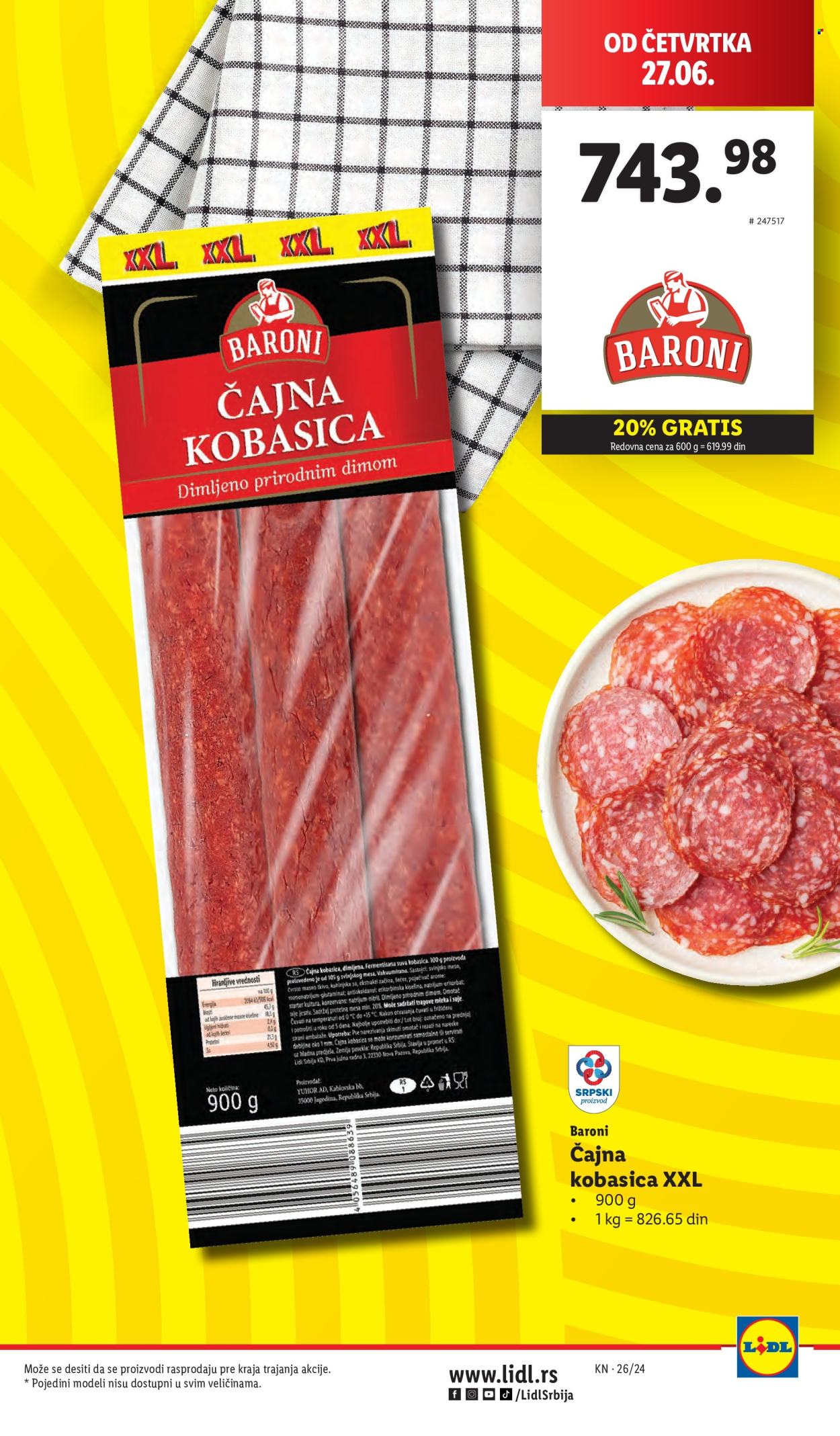 Lidl katalog - 27.06.2024 - 03.07.2024. Stranica 3