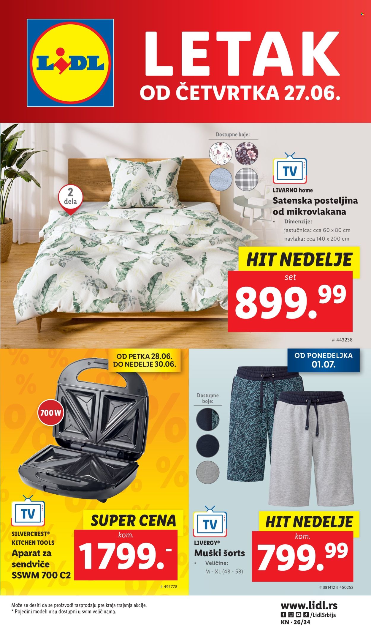 Lidl katalog - 27.06.2024 - 03.07.2024. Stranica 1