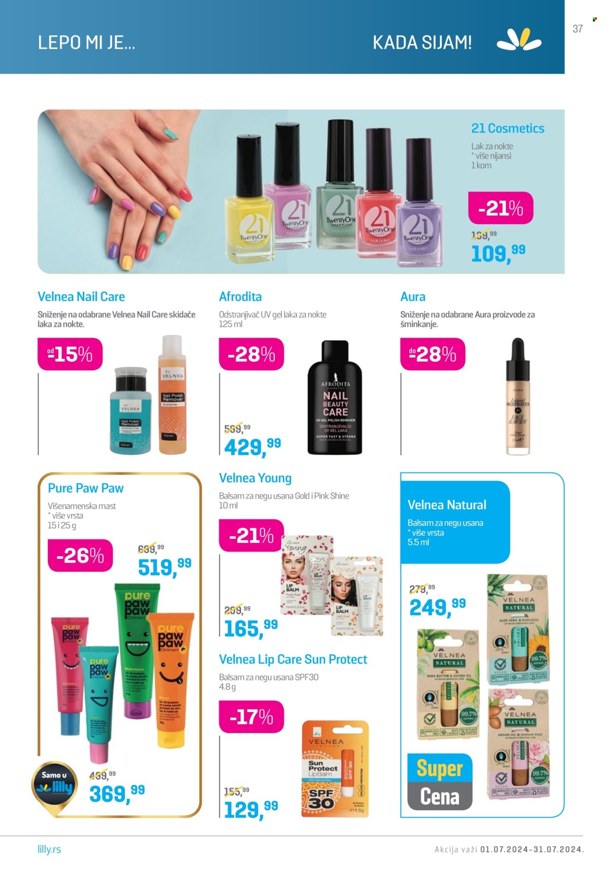 Lilly Drogerie katalog - 01.07.2024 - 31.07.2024. Stranica 37
