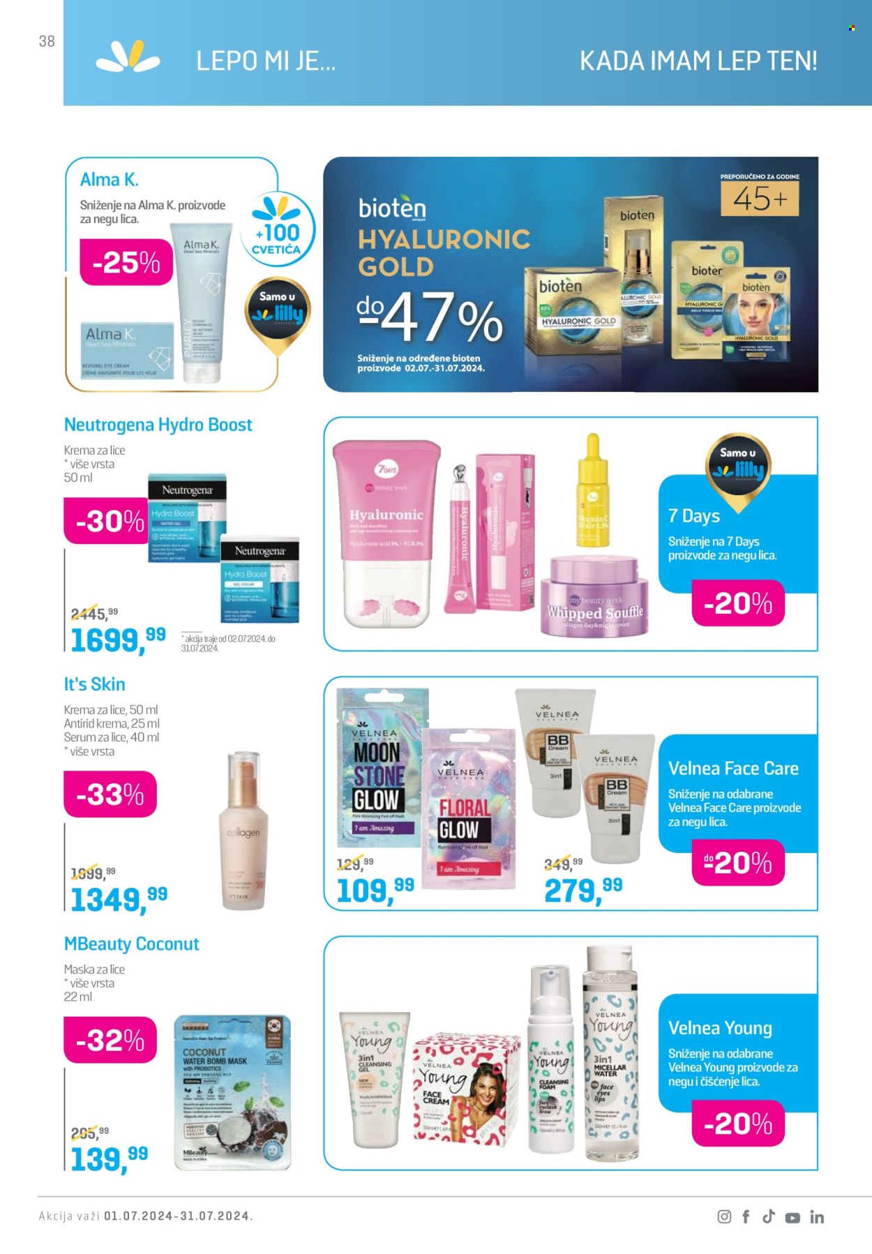 Lilly Drogerie katalog - 01.07.2024 - 31.07.2024. Stranica 38