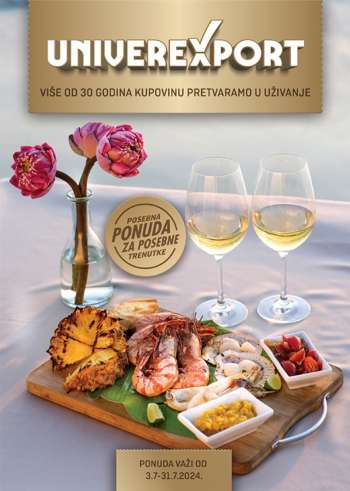 Univerexport katalog - 03.07.2024 - 31.07.2024.