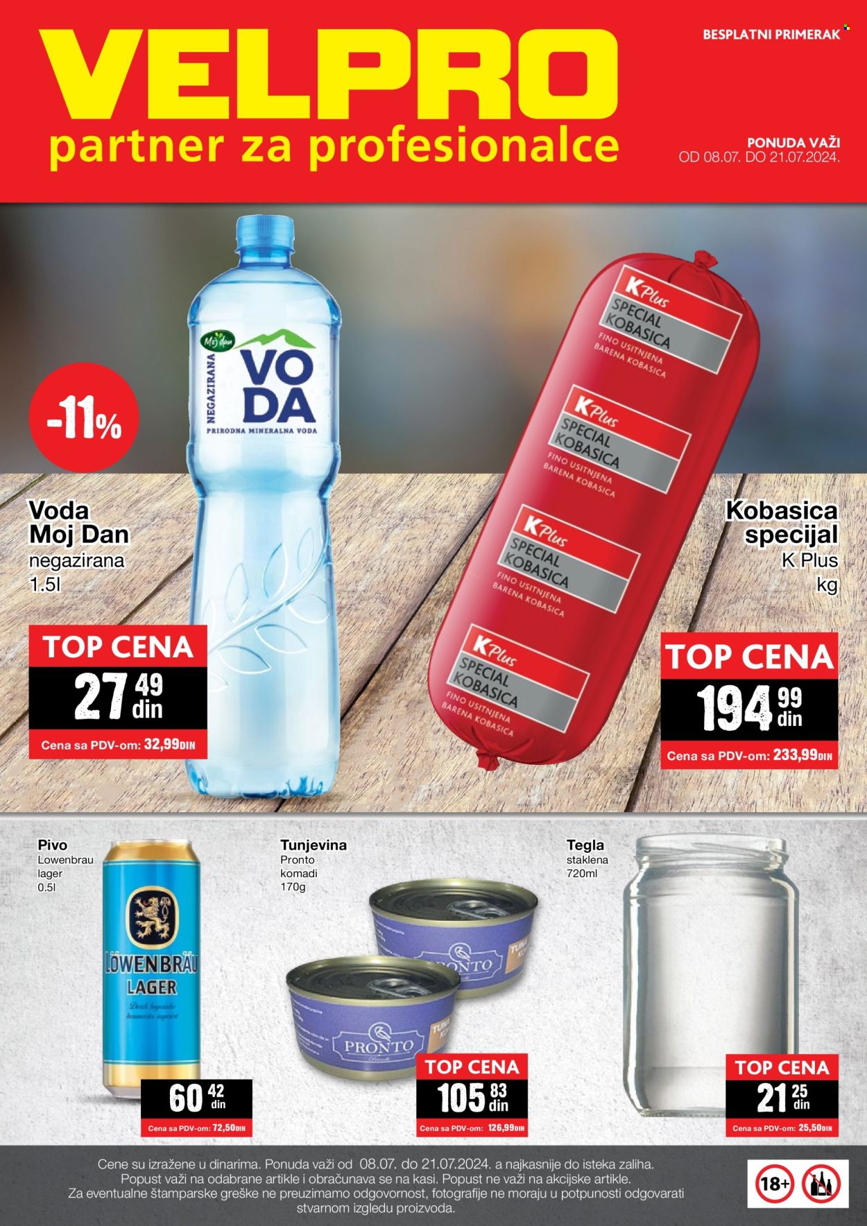 Velpro katalog - 08.07.2024 - 21.07.2024. Stranica 1