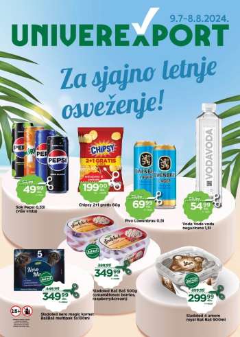 Univerexport katalog - 09.07.2024 - 08.08.2024.