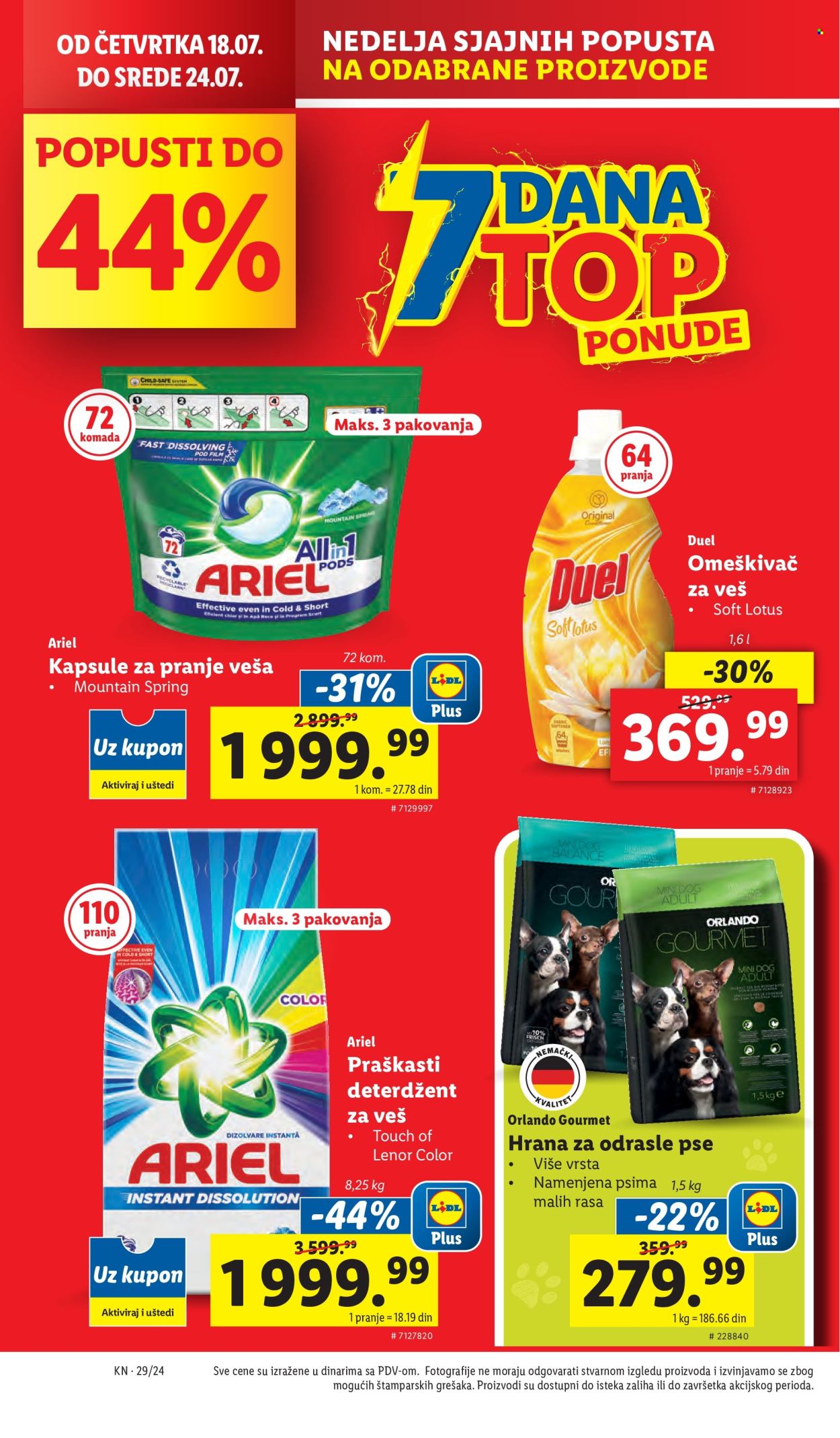 Lidl katalog - 18.07.2024 - 24.07.2024. Stranica 22