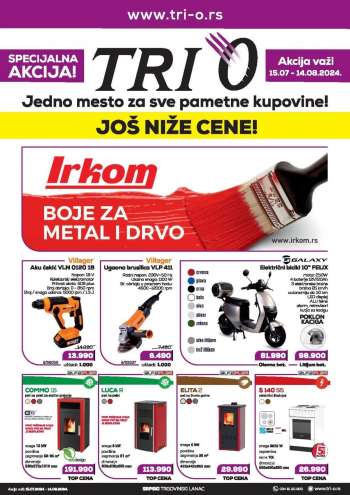 Tri O katalog - 15.07.2024 - 14.08.2024.
