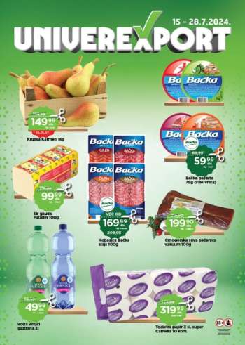 Univerexport katalog - 15.07.2024 - 28.07.2024.