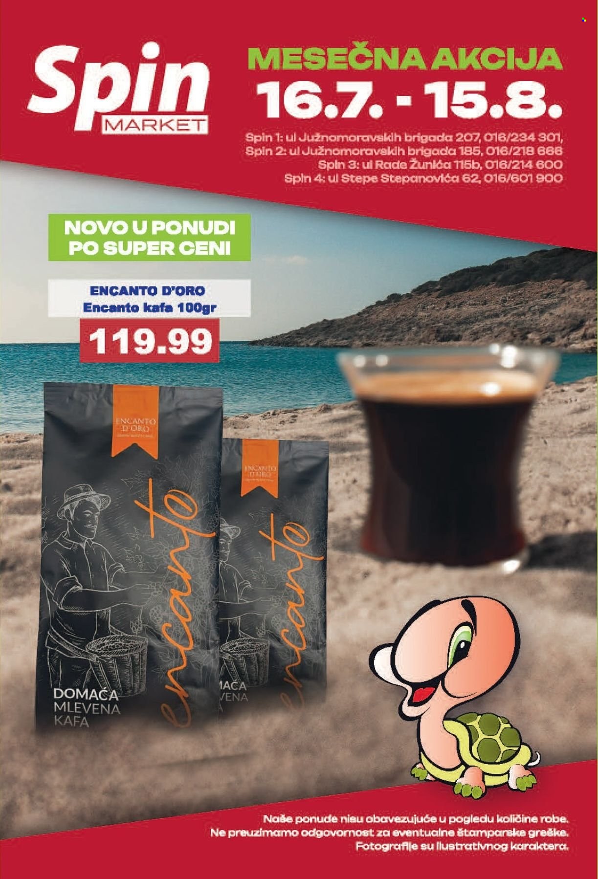 Spin Market katalog - 16.07.2024 - 15.08.2024. Stranica 1