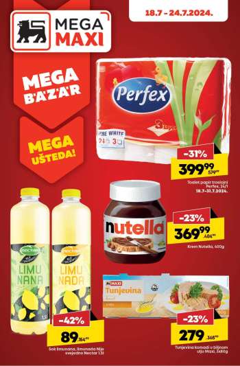 Mega Maxi katalog - 18.07.2024 - 24.07.2024.