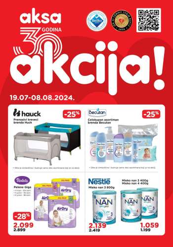 Aksa katalog - 19.07.2024 - 08.08.2024.