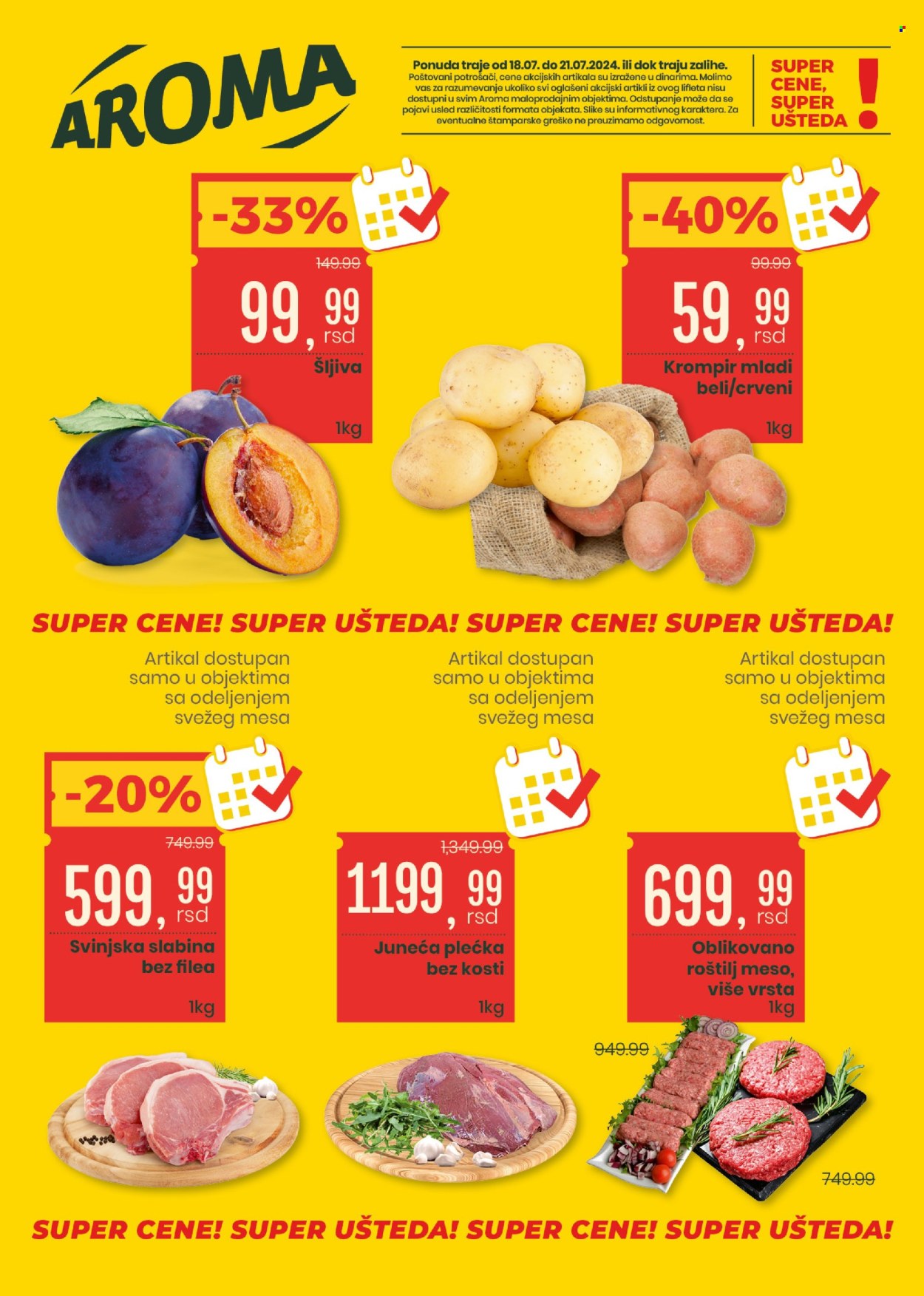 Aroma Market katalog - 18.07.2024 - 21.07.2024. Stranica 1