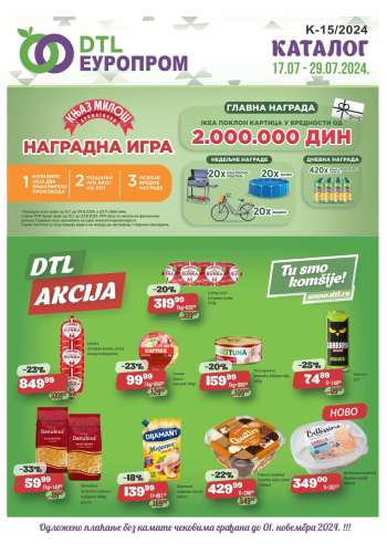 Europrom katalog - 17.07.2024 - 29.07.2024.