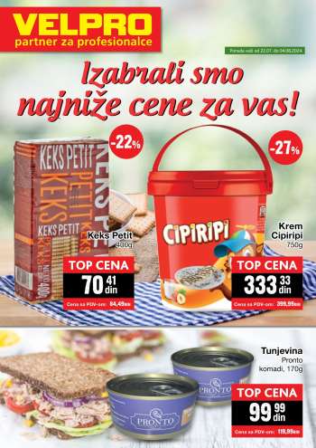 Velpro katalog - 22.07.2024 - 04.08.2024.