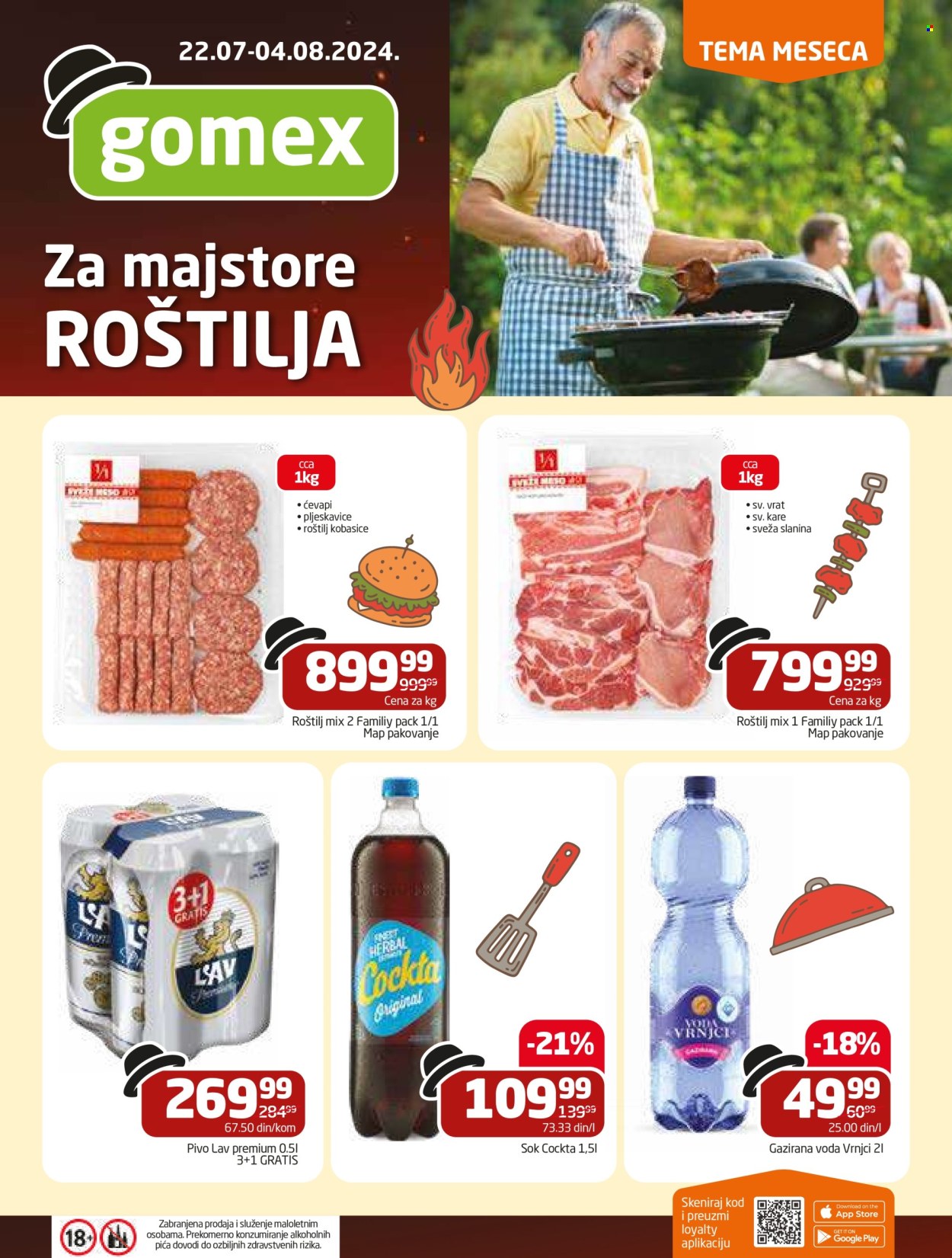 Gomex katalog - 22.07.2024 - 04.08.2024. Stranica 1