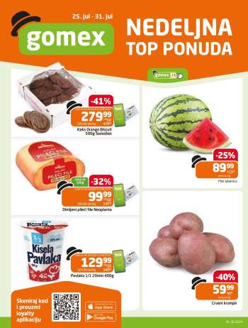 Gomex katalog - 25.07.2024 - 31.07.2024.