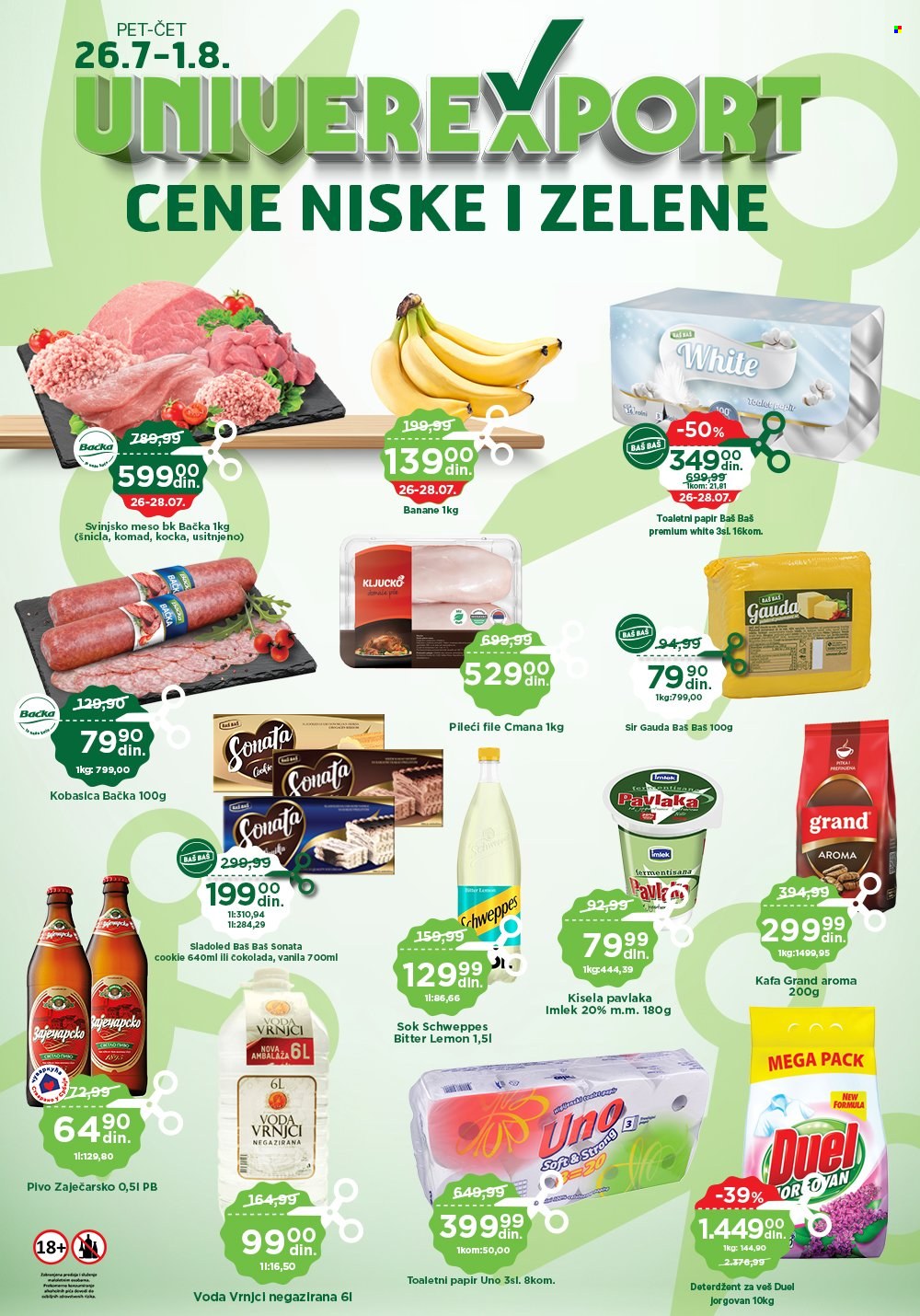 Univerexport katalog - 26.07.2024 - 01.08.2024. Stranica 1