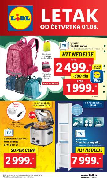 Lidl katalog - 01.08.2024 - 07.08.2024.