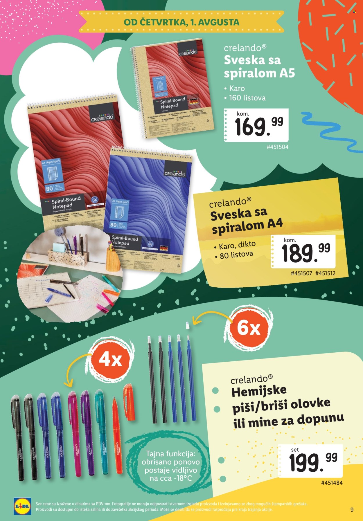 Lidl katalog. Stranica 9