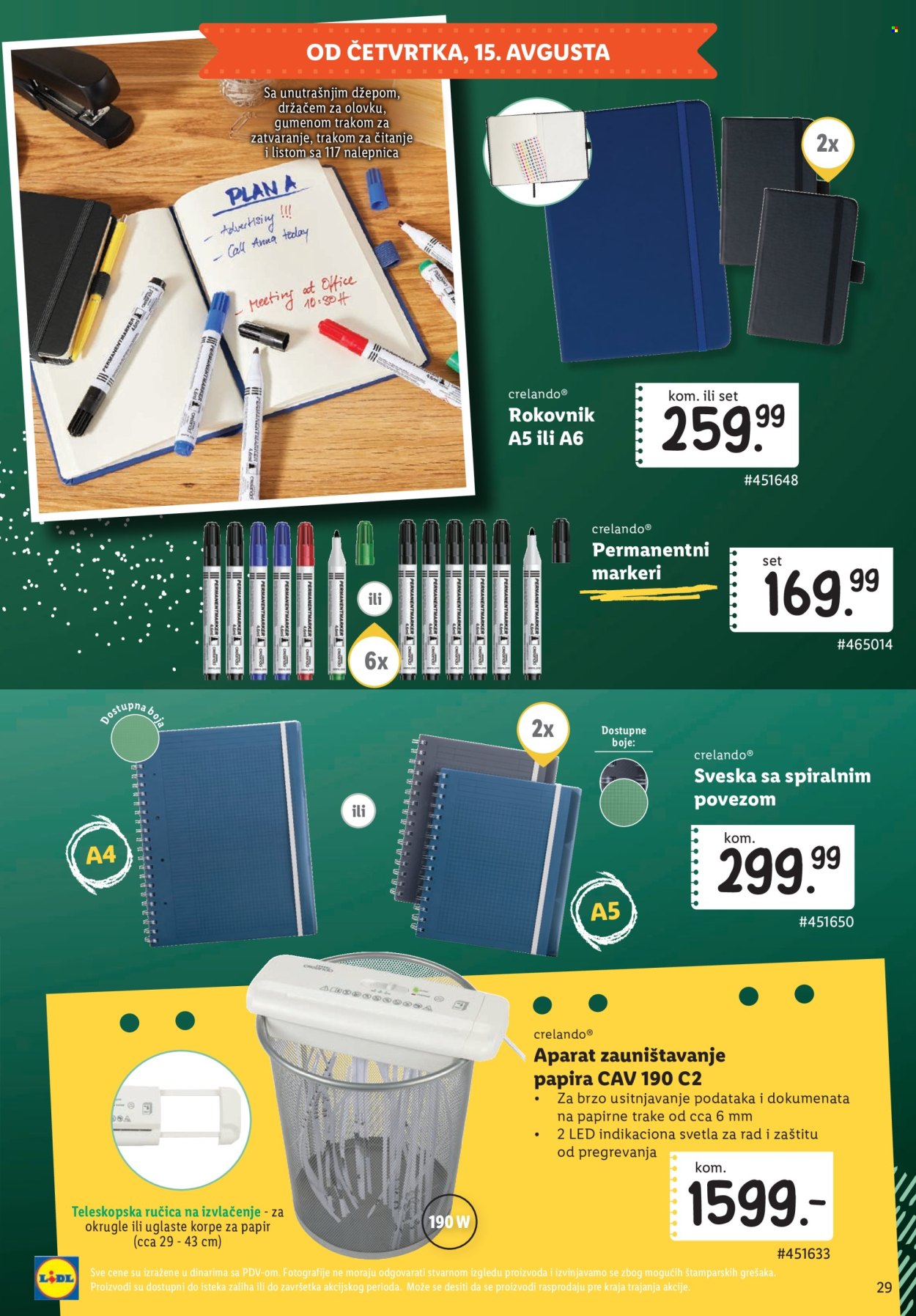 Lidl katalog. Stranica 29
