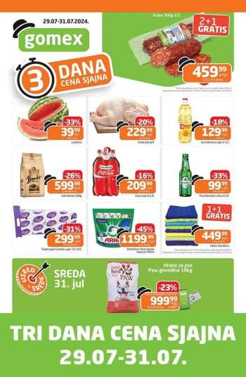 Gomex katalog - 29.07.2024 - 31.07.2024.