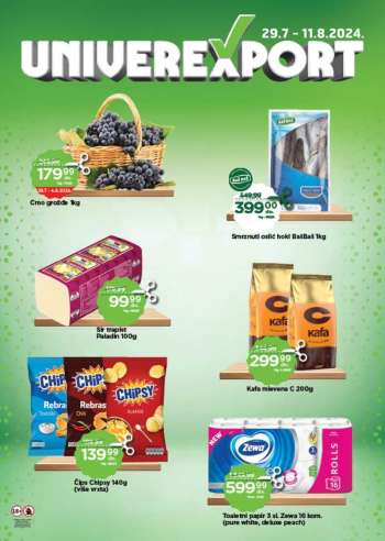 Univerexport katalog - 29.07.2024 - 11.08.2024.