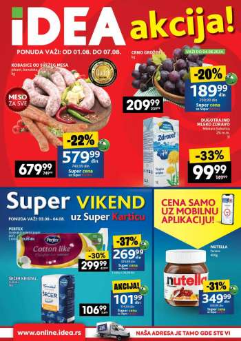 Idea katalog - 01.08.2024 - 07.08.2024.