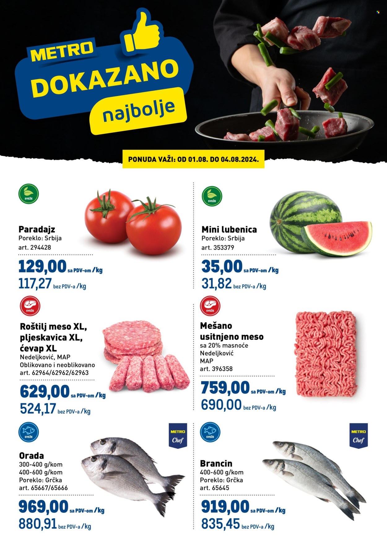 Metro katalog - 01.08.2024 - 04.08.2024. Stranica 1