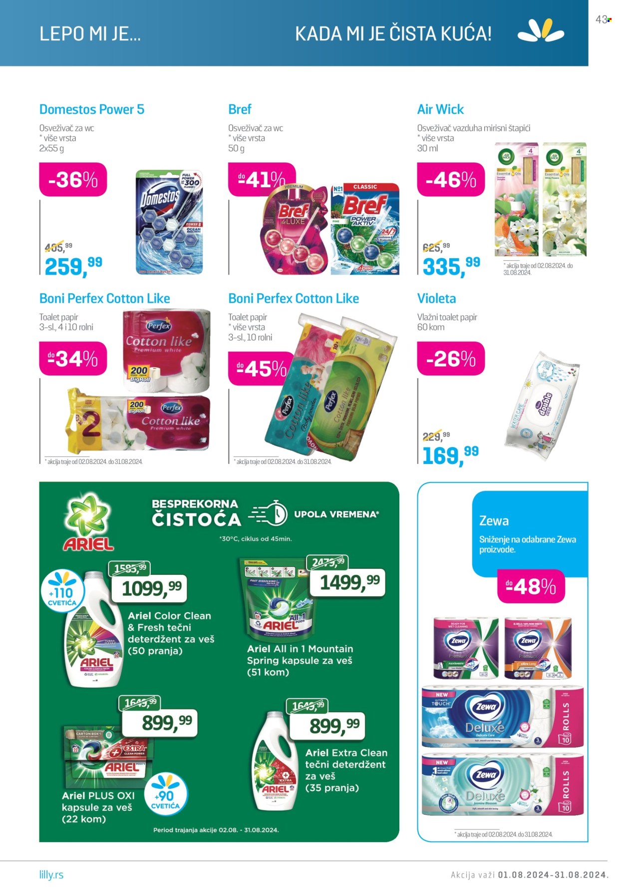 Lilly Drogerie katalog - 01.08.2024 - 31.08.2024. Stranica 43