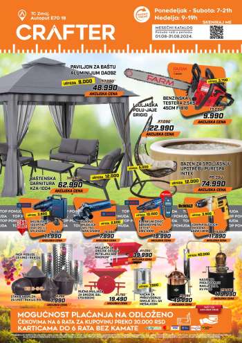 Crafter katalog - 01.08.2024 - 31.08.2024.