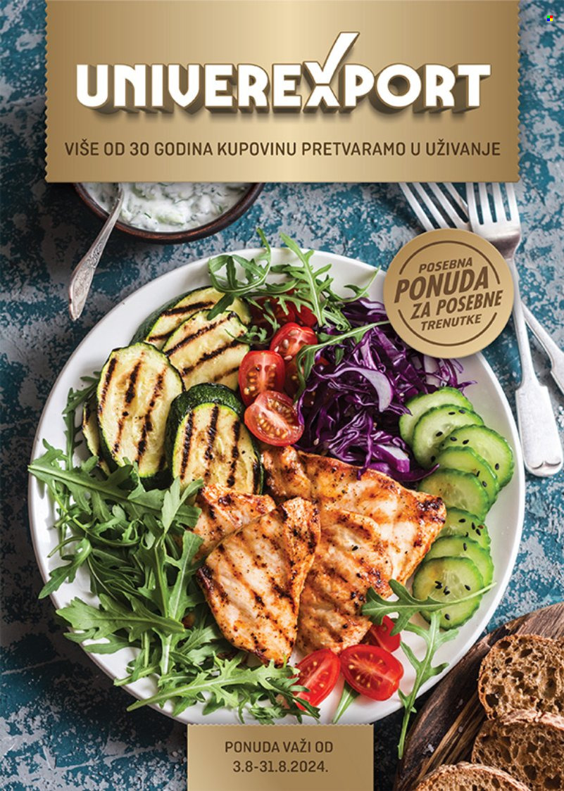 Univerexport katalog - 03.08.2024 - 31.08.2024. Stranica 1
