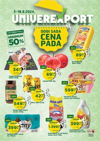 Univerexport katalog - 05.08.2024 - 18.08.2024.