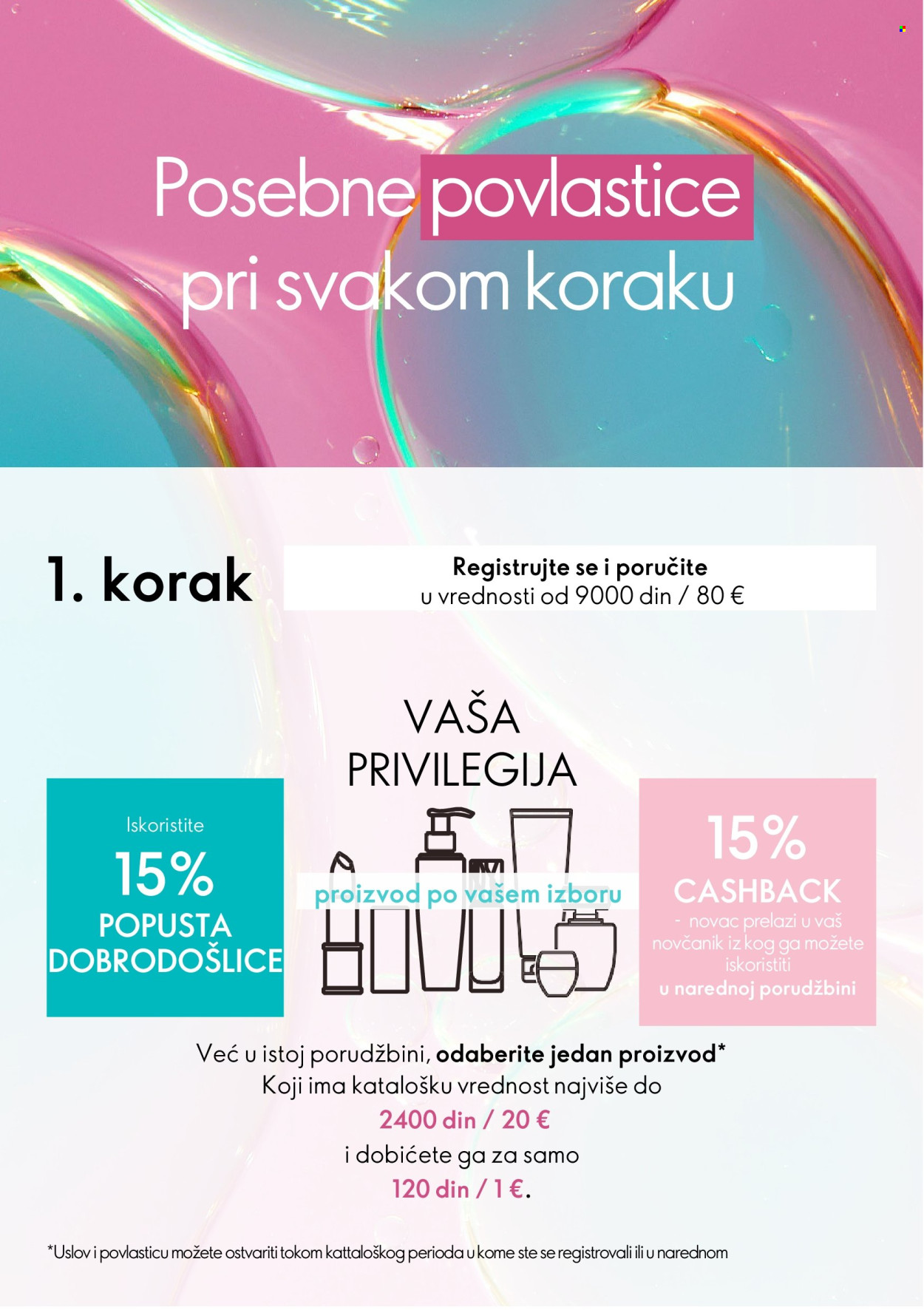 Oriflame katalog. Stranica 2