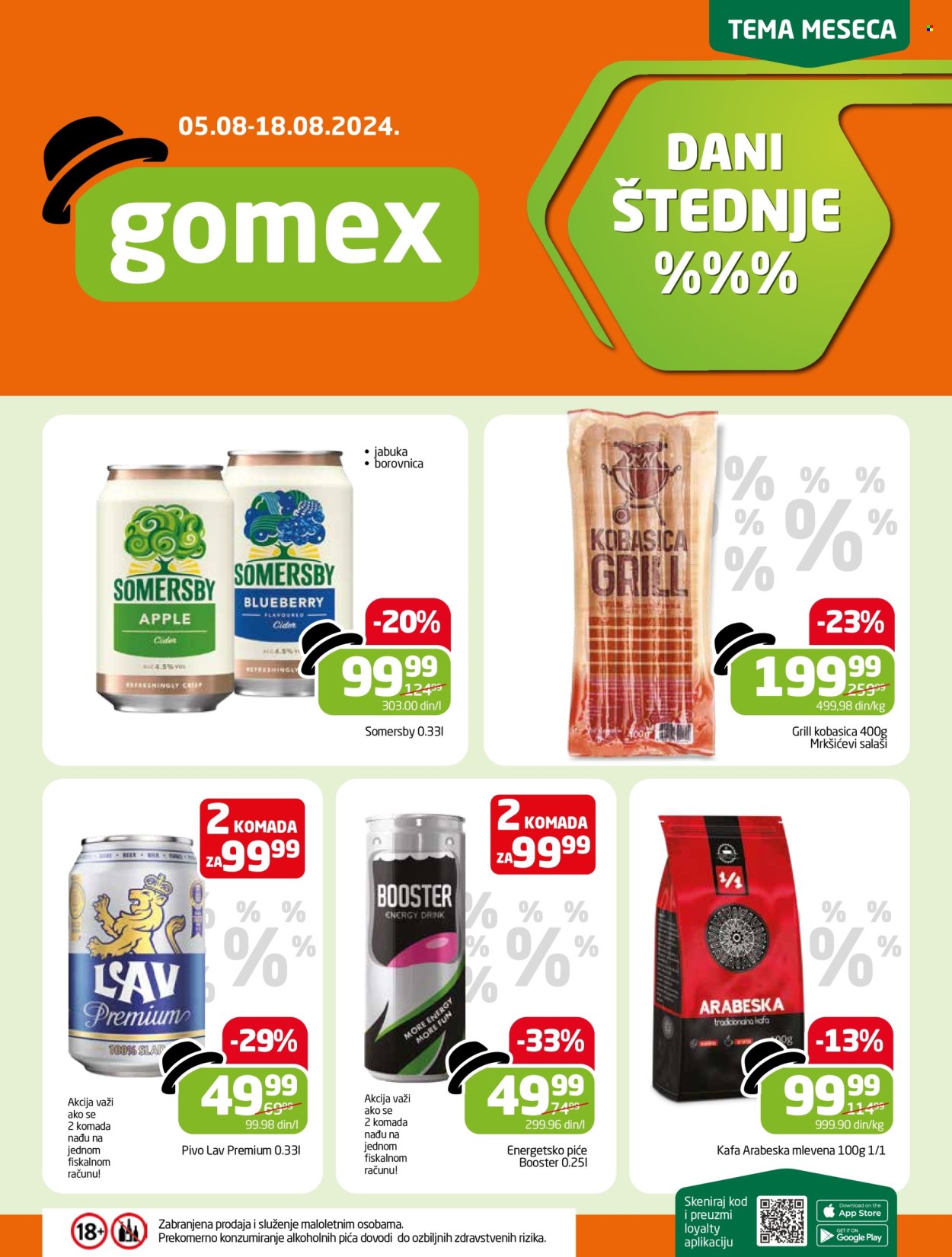 Gomex katalog - 05.08.2024 - 18.08.2024. Stranica 1