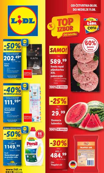 Lidl katalog - 08.08.2024 - 14.08.2024.