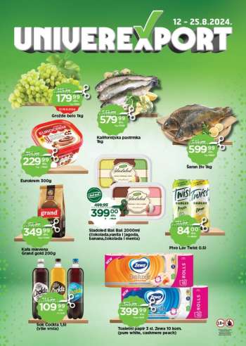 Univerexport katalog - 12.08.2024 - 25.08.2024.