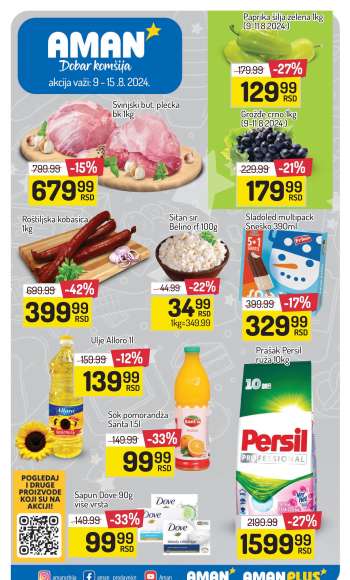 Aman katalog - 09.08.2024 - 15.08.2024.