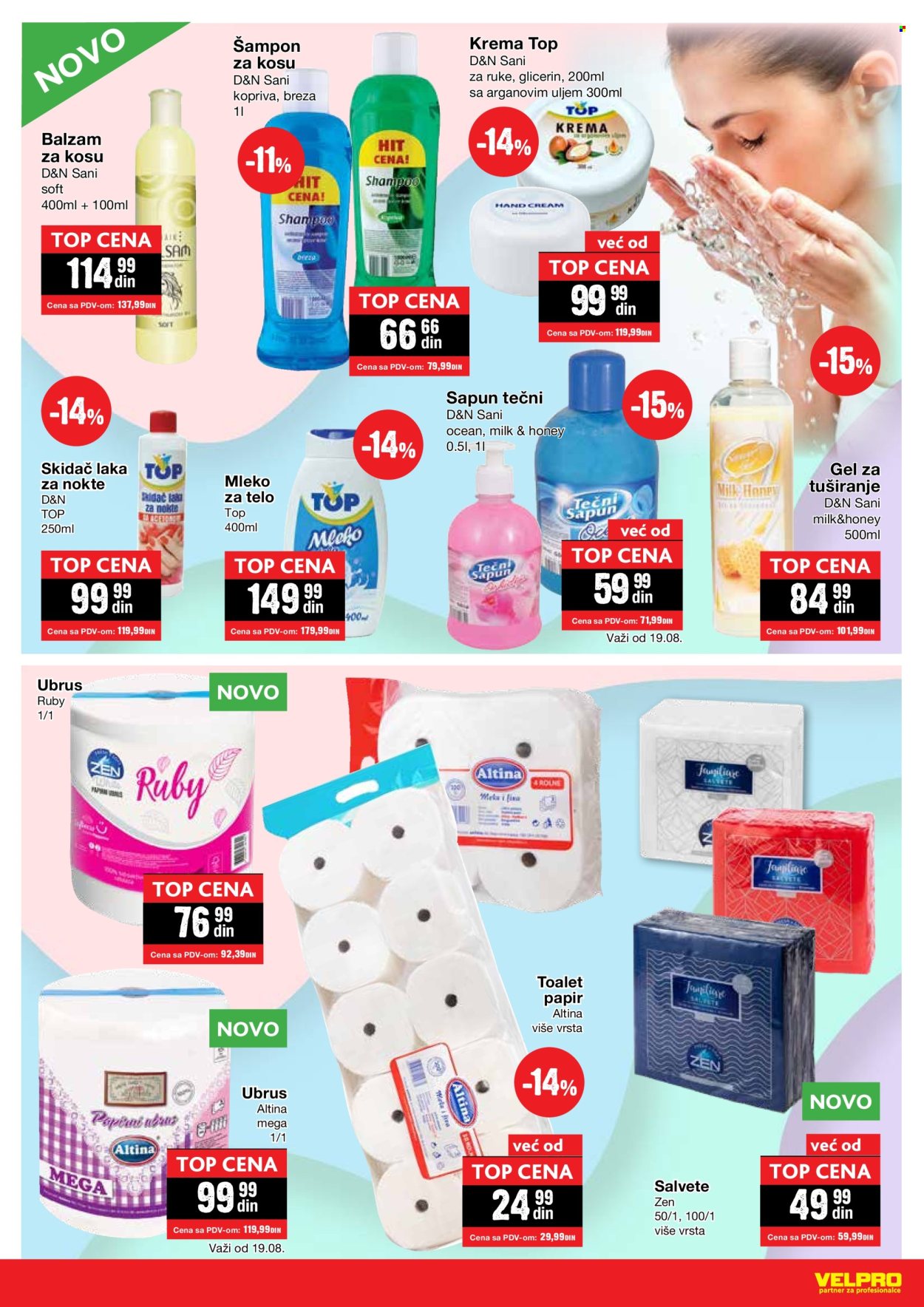 Velpro katalog - 12.08.2024 - 07.09.2024. Stranica 19