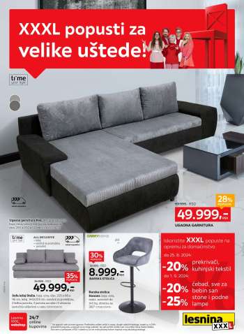 Lesnina XXXL katalog - 12.08.2024 - 01.09.2024.