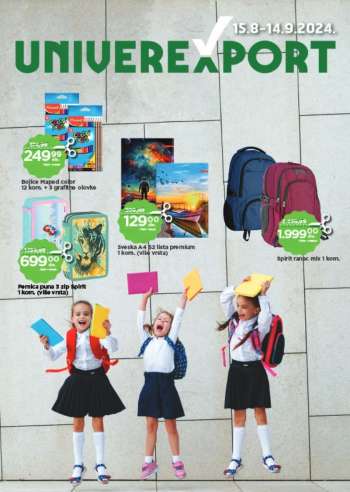 Univerexport katalog - 15.08.2024 - 14.09.2024.
