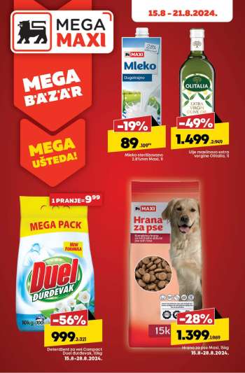 Mega Maxi katalog - 15.08.2024 - 21.08.2024.