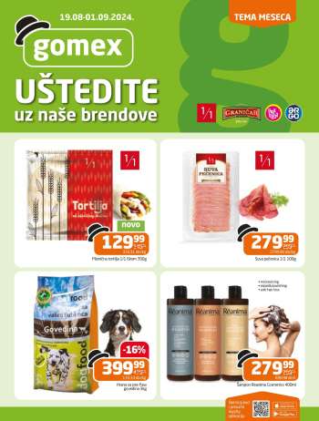 Gomex katalog - 19.08.2024 - 01.09.2024.