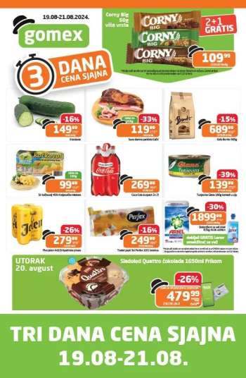 Gomex katalog - 19.08.2024 - 21.08.2024.