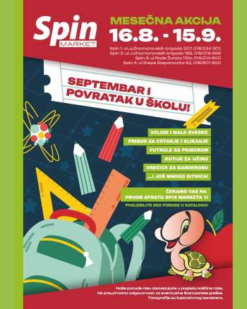 Spin Market katalog - 16.08.2024 - 15.09.2024.