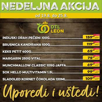 Leon Diskont katalog - 19.08.2024 - 25.08.2024.
