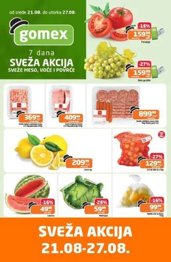 Gomex katalog - 21.08.2024 - 27.08.2024.