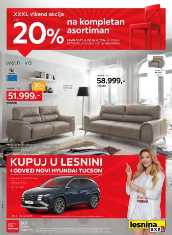 Lesnina XXXL katalog - 20.08.2024 - 15.09.2024.