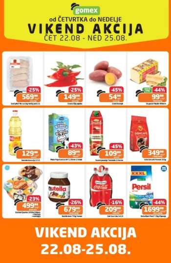 Gomex katalog - 22.08.2024 - 25.08.2024.