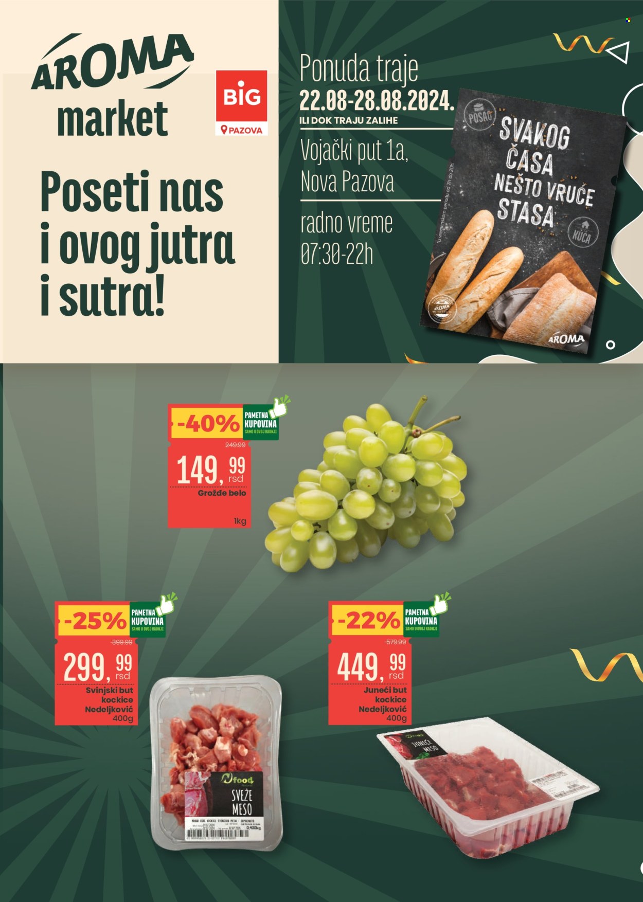 Aroma Market katalog - 22.08.2024 - 28.08.2024. Stranica 1