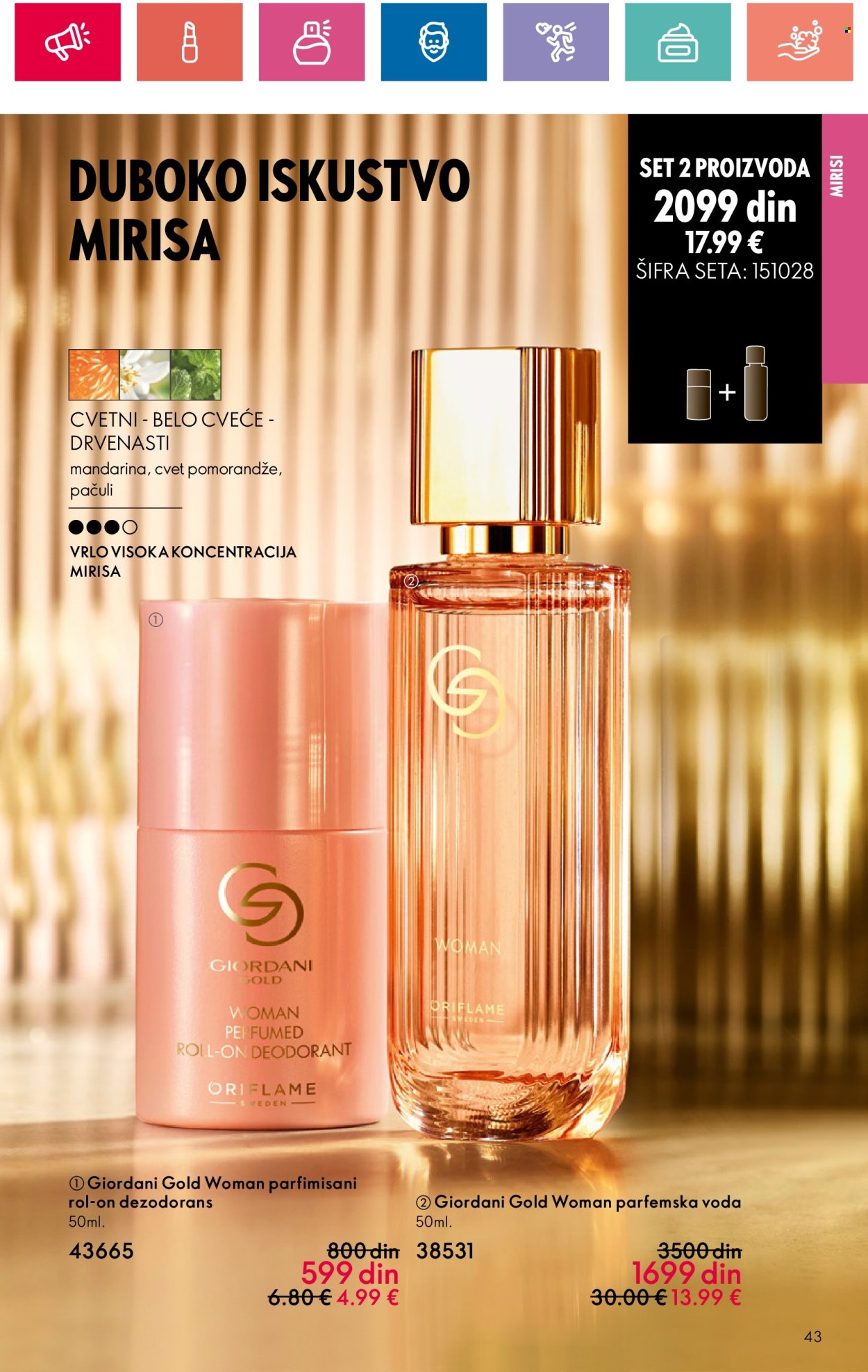 Oriflame katalog - 22.08.2024 - 11.09.2024. Stranica 43
